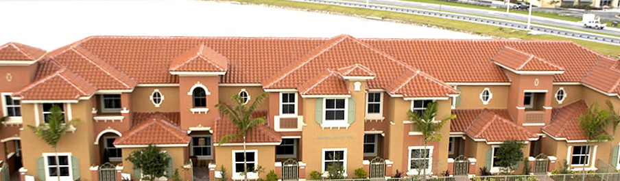 Flat roof installation